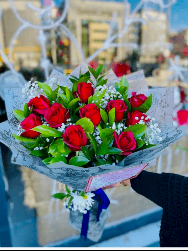  Gaziantep Çiçek Gönder - 10 Adet Kırmızı Güller 