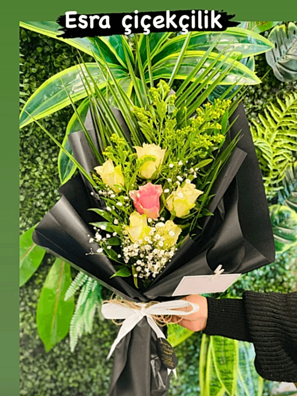  Gaziantep Çiçekler - 6 Adet Gül Buketi