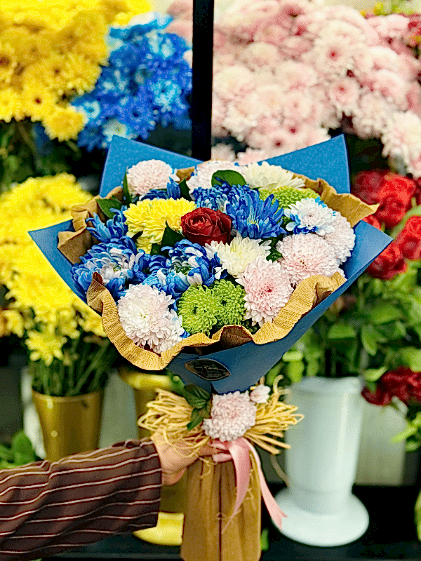  Gaziantep Çiçekçiler - Mavi Sevenlere Özel Tasarım