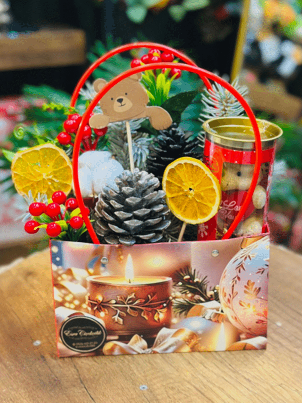 Gaziantep Çiçek Siparişi - Çikolata ve Kokina Çantası 