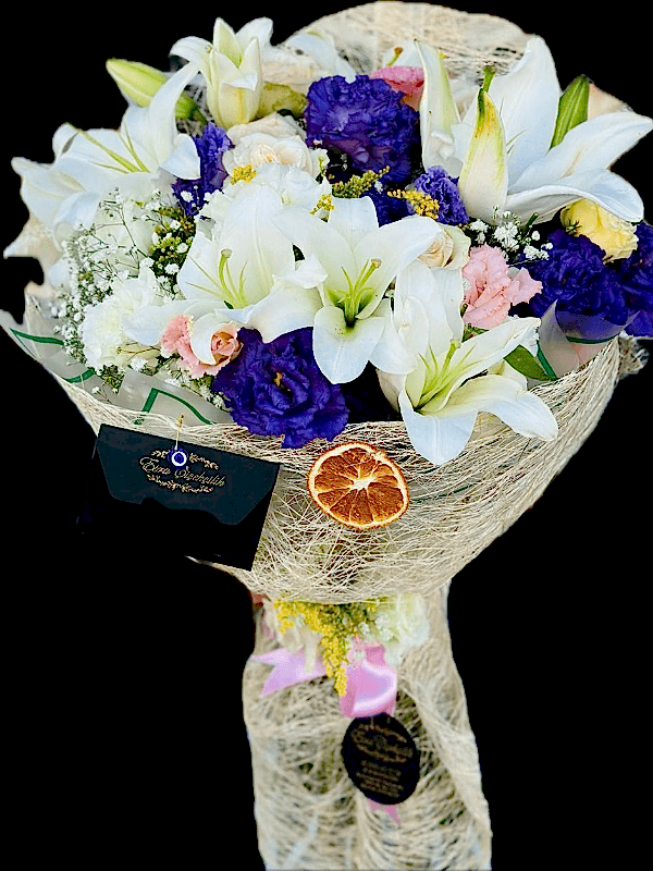  Gaziantep Çiçekçi - Mor Beyaz Aşkı