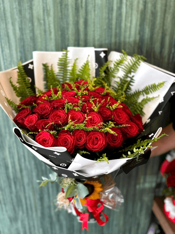 Gaziantep Blumenbestellung - Roter Rosenstrauß von 41