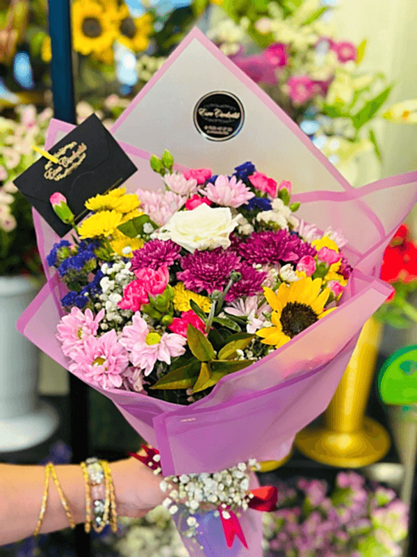 Gaziantep Çiçek Siparişi - Mor Mevsim Buketi Taptaze