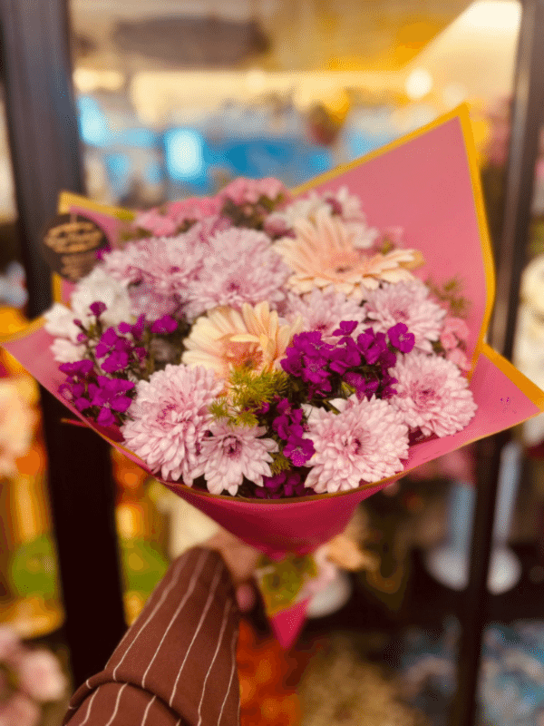  Gaziantep Çiçekçiler - Pembe Buket  Mevsim Çiçeği