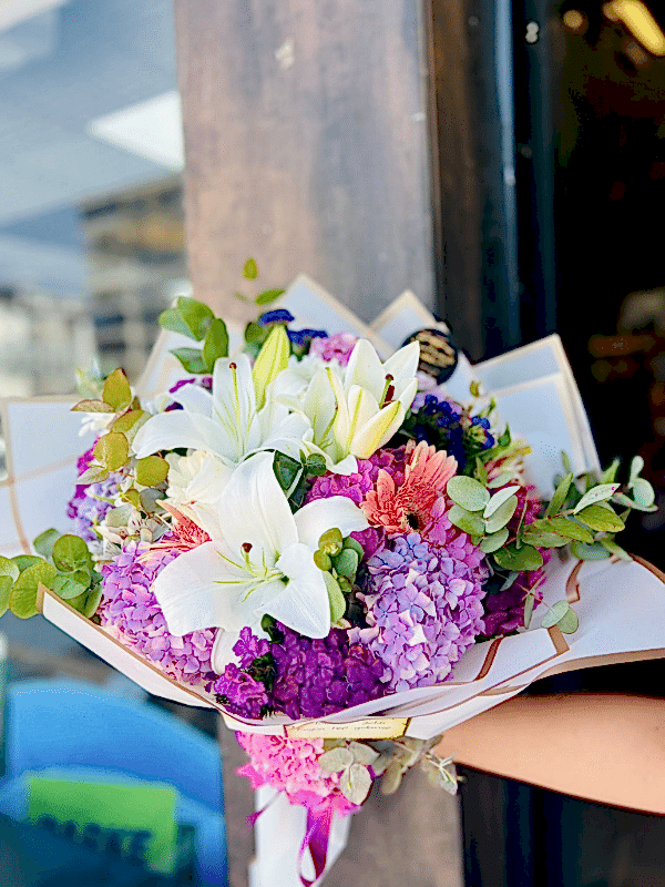  Gaziantep Çiçekçiler - Zambak ve Karışık Mevsim Buketi