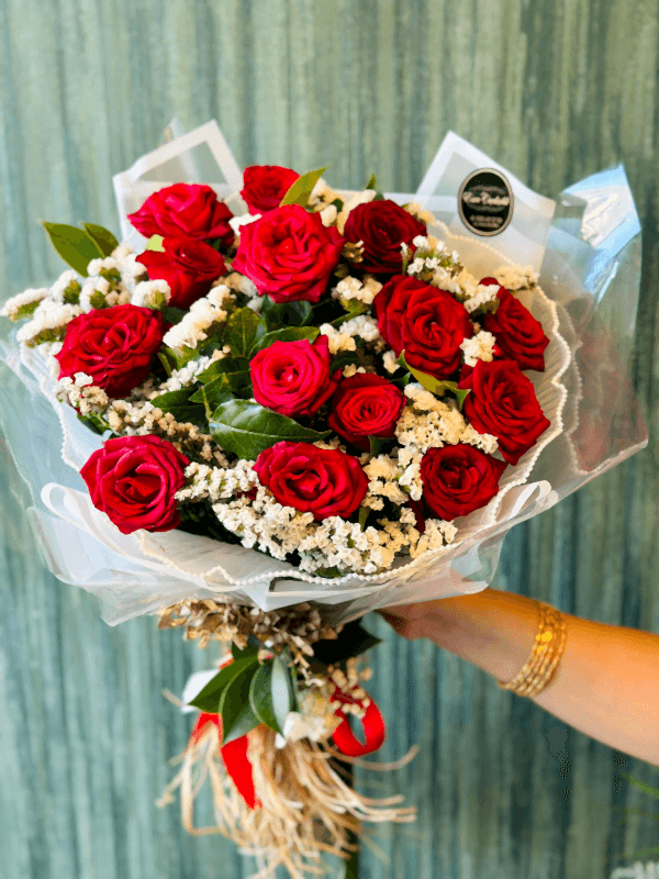  Gaziantep Çiçek Gönder - Yeni Model Kımızı Gül Buketi