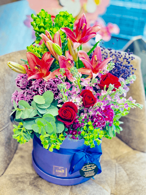  Gaziantep Çiçekçiler - Kutuda Rengarenk Mis Kokulu Çiçekler 