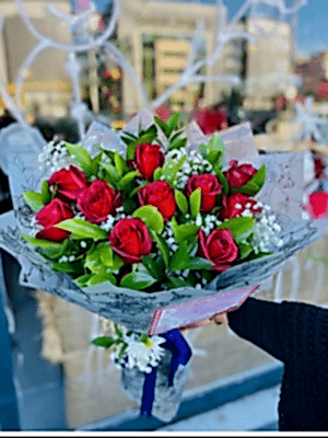  Gaziantep Çiçek Gönder - 10 Adet Kırmızı Güller 