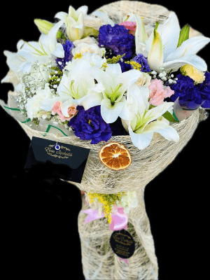  Gaziantep Çiçekçi - Mor Beyaz Aşkı