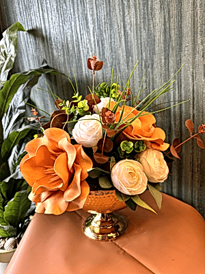  Gaziantep Çiçek Gönder - Metal Vazoda  Yapay Çiçek