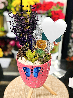 Gaziantep Çiçek Siparişi - Sukulent Arajmanı Pembe 