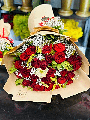  Gaziantep Çiçekler - 41 Adet Kırmızı Gül Efsanesi 