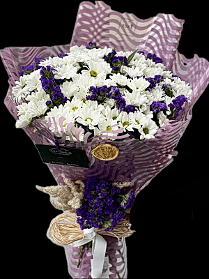  Gaziantep Çiçek Gönder - Mor Beyaz Şıklığı