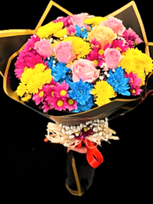 Gaziantep Çiçek Siparişi - Pembe Güllerle Mevsim Buketi 