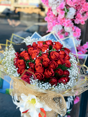  Gaziantep Çiçekçiler - Dev Gül Buketi Aşkıma