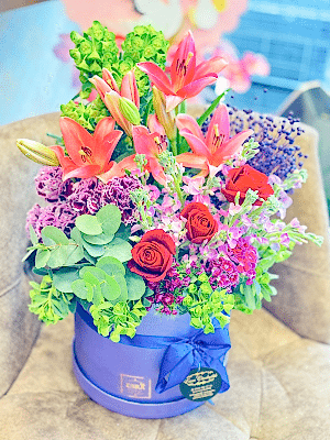  Gaziantep Çiçekçiler - Kutuda Rengarenk Mis Kokulu Çiçekler 